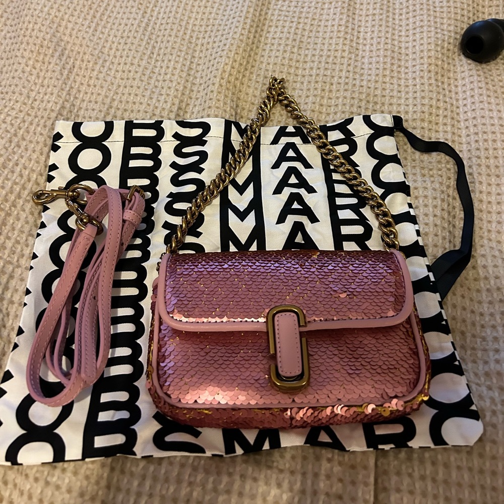 Marc Jacobs The Sequin J Marc Mini Shoulder Bag